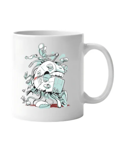 Kubek klasyczny biały – na luzie