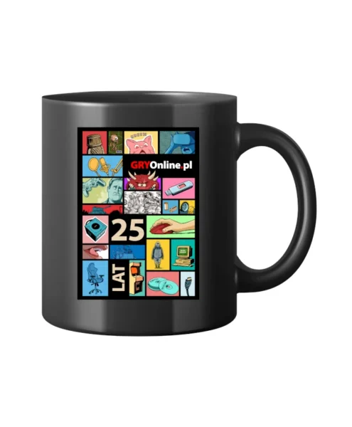 Kubek klasyczny czarny – gry25