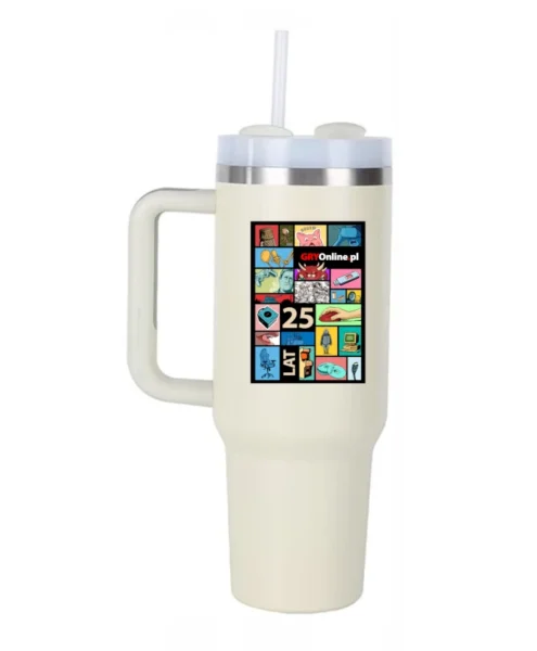 Kubek typu stanley biały – gry25