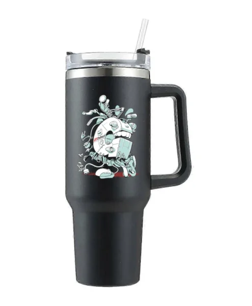 Kubek typu stanley czarny – na luzie